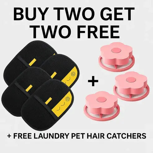 Pet Hair Removal Gloves™ Purry Clean