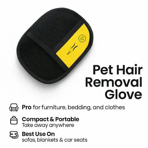 Pet Hair Removal Gloves™ Purry Clean